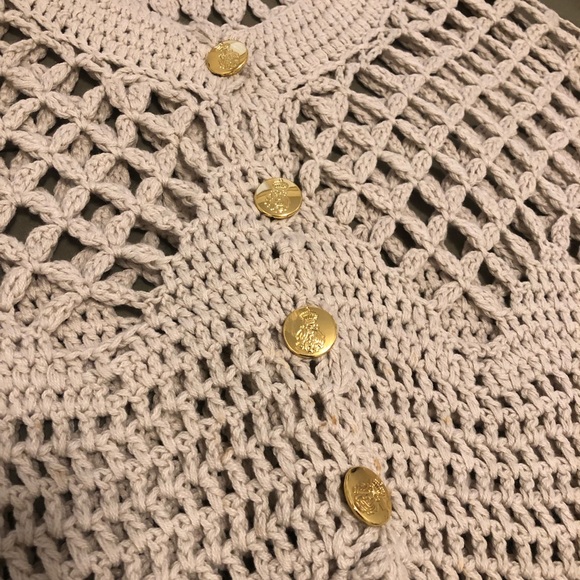 Free People Open Knit Cardigan Sweater Vest - S - Picture 5 of 5